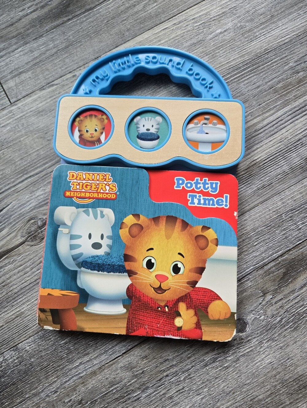 Paw Patrol Blue Handled Sound Book with Orange, Yellow, Green Buttons